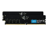 Crucial - DDR5 - sett - 32 GB: 2 x 16 GB - DIMM 288-pin - 4800 MT/s / PC5-38400 - CL40 - 1.1 V - ikke-bufret - ikke-ECC CT2K16G48C40U5