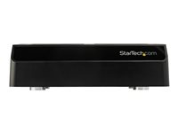 StarTech.com 4-Bay USB 3.1 to SATA Hard Drive Docking Station, 10Gbps USB Hard Drive Dock, External 2.53.5 SATA III (6Gbps) SSDHDD Docking Station, Hot-Swap Hard Drive Bay - Dual 60mm Fans, Top-Loading - Drevkabinett - 2,5" / 3,5" delt - SATA 6Gb/s - USB 3.1 (Gen 2) - svart SDOCK4U313
