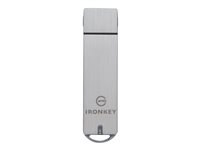 IronKey Enterprise S1000 - USB-flashstasjon - kryptert - 128 GB - USB 3.0 - FIPS 140-2 Level 3 - TAA-samsvar IKS1000E/128GB