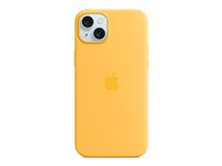 Apple - Baksidedeksel for mobiltelefon - MagSafe-samsvar - silikon - solskinn - for iPhone 15 Plus MWNF3ZM/A