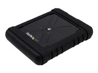 StarTech.com USB 3.0 to 2.5" SATA SSD/HDD Enclosure - UASP Enhanced External Hard Drive Enclosure - MIL-STD-810G Rated Case (S251BRU33) - Drevkabinett - 2.5" - SATA 6Gb/s - SATA 6Gb/s, USB 3.0 - svart - for P/N: HB30C1A1CPD, HB30C3AGEPD, HB30C3APDW, HB30C4AB, HB30C4ABW, HB30C4AFPD, HB30C4AFS S251BRU33