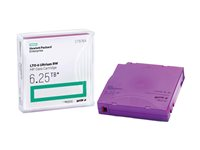 HPE RW Data Cartridge - 20 x LTO Ultrium 6 - 2.5 TB / 6.25 TB - påskrivningsetiketter - purpur - for StorageWorks SAS Rack-Mount Kit; StoreEver MSL2024, MSL4048, MSL8096; StoreEver 1/8 G2 C7976AN