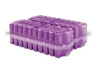 HPE Ultrium RW Eco Case Data Cartridge - 20 x LTO Ultrium 6 - 2.5 TB / 6.25 TB - påskrivningsetiketter - purpur - for StorageWorks SAS Rack-Mount Kit C7976AH