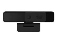 Cisco Webex Desk Camera - Nettkamera - farge - 1080p - lyd - USB-C - YUY2, NV12, MJPEG - gjenfabrikert CD-DSKCAMD-C-WW-RF