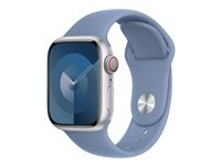 Apple - Bånd for smart armbåndsur - 41 mm - S/M-størrelse - vinterblå MT353ZM/A