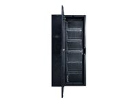 APC InRow SC System 1 50Hz 1PH, 1 NetShelter SX Rack 600mm, with Front and Rear Containment - Luftkondisjoneringskjølesystem - svart - 42U RACSC112E