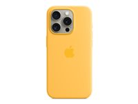 Apple - Baksidedeksel for mobiltelefon - MagSafe-samsvar - silikon - solskinn - for iPhone 15 Pro MWNK3ZM/A
