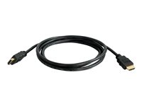 C2G 1.5m High Speed HDMI Cable with Ethernet - 4k - UltraHD - HDMI-kabel med Ethernet - HDMI hann til HDMI hann - 1.5 m - skjermet - svart 82025
