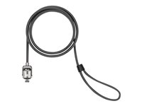 Compulocks T-bar Security Keyed Cable Lock - Sikkerhetskabellås - 1.83 m - for Compulocks BrandMe VESA Brandable Floor Stand For Tablets White, iPad 10, Space Rise CL15