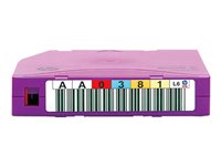 HPE Ultrium RW Custom Labeled No Case Data Cartridge - 20 x LTO Ultrium 6 6.25 TB - etikettert - purpur - for StorageWorks SAS Rack-Mount Kit C7976AC