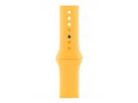 Apple - Bånd for smart armbåndsur - 45 mm - M/L (passer håndledd på 160 - 210 mm) - solskinn MWMX3ZM/A