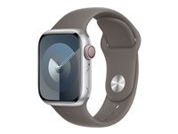 Apple - Bånd for smart armbåndsur - 41 mm - S/M-størrelse - leire - for Watch (38 mm, 40 mm, 41 mm) MT373ZM/A