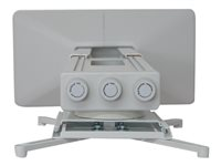 Multibrackets M Projector Mount Short Throw Deluxe - Monteringssett (veggplate, monteringsadapter, kortprojektsjonsveggarm, monteringsmaskinvare) - for projektor - hvit 7350022739833