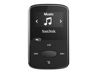 SanDisk Clip Jam - Digital spiller - 8 GB - svart SDMX26-008G-E46K