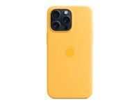 Apple - Baksidedeksel for mobiltelefon - MagSafe-samsvar - silikon - solskinn - for iPhone 15 Pro Max MWNP3ZM/A