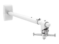 Vision Techmount TM-ST2 - Monteringssett (veggbrakett, stang) - teleskopisk - for projektor - satenghvit TM-ST2