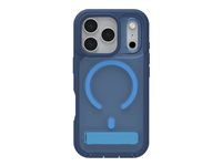 ZAGG Rainier Snap - Baksidedeksel for mobiltelefon - robust - kickstand + camera control button - MagSafe-samsvar - grafen - kobaltblå horisont - for Apple iPhone 17 Pro 702320839
