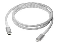 dbramante1928 re-charge - USB-kabel - 24 pin USB-C (hann) til 24 pin USB-C (hann) - 2.5 m - 100 W-strømforsyningsgjennomgang, flettet kabel CB25CCBR4276
