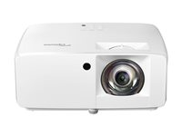 Optoma ZW350ST - DLP-projektor - laser - portabel - 3D - 3600 lumen - WXGA (1280 x 800) - 16:9 - kortkast fast linse E9PD7KK41EZ1