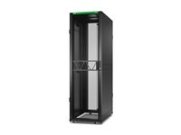 APC NetShelter SX Gen 2 - Rack skap - 1991 H x 600W x 1070D mm, med sider - står på gulv - svart - 42U - 19" - TAA-samsvar - for P/N: SMT1000RM1U, SMT750RM1U, SRTL10KRM4UT, SRTL5KRM2UI-HW, SRTL5KRM2UT-HW, SRTL8KRM4UT AR3100B2