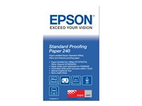 Epson Proofing Paper Standard - Halvmatt - 9 mille - Rull (111,8 cm x 30,5 m) - 240 g/m² - 1 rull(er) rettepapir - for Stylus Pro 11880, Pro 98XX; SureColor SC-P10000, P20000, P8000, P9000, P9500, T7000, T7200 C13S045114