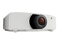 NEC PA653U - 3 LCD-projektor - 3D - 6500 ANSI-lumen - WUXGA (1920 x 1200) - 16:10 - 1080p - zoomlinse - LAN - med NP13ZL lens 40001119