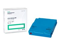 HPE - 20 x LTO Ultrium 9 - 18 TB / 45 TB - påskrivningsetiketter, utilpasset etikettering - lys blå - bibliotekspakke - for P/N: R7E99A, R7F00A, R7F01A, R7F02A Q2079AN