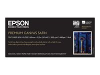 Epson PremierArt Water Resistant Canvas - Blank - Rull A1 (61,0 cm x 12,2 m) - 350 g/m² - 1 rull(er) lerretspapir - for SureColor SC-P10000, P20000, P6000, P7000, P7500, P8000, P9000, P9500, T3200, T5200, T7200 C13S041847