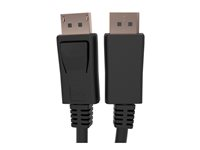 C2G 10ft (3m) C2G TAA-Compliant DisplayPort Cable with Latches - 8K 60Hz - DisplayPort-kabel - TAA-samsvar - DisplayPort (hann) låst til DisplayPort (hann) låst - DisplayPort 1.4 - 30 V - 3 m - toretnings, 8 K 60 Hz (7680 x 4320) støtte - svart C2G50114