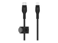 Belkin BOOST CHARGE - Lightning-kabel - 24 pin USB-C hann til Lightning hann - 1 m - svart CAA011BT1MBK