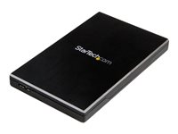 StarTech.com USB 3.1 (10 Gbps) Gen 2 External Hard Drive Enclosure for 2.5" SATA Drives - Portable Hard Drive Enclosure (S251BMU313) - Drevkabinett - 2.5" - SATA 6Gb/s - USB 3.1 (Gen 2) - svart - for P/N: BNDTBUSB3142, PEXUS313AC2V, PEXUSB311A1E, PEXUSB311AC2, PEXUSB312A2, PEXUSB314A2V2 S251BMU313