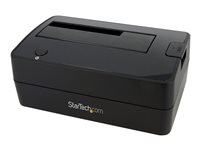 StarTech.com SuperSpeed USB 3.0 to SATA Hard Drive Docking station for 2.5/3.5 HDD - HDD Docking station - SATA Dock - HDD-dokkestasjon - brønner: 1 - 2.5", 3.5" - SATA 3Gb/s - USB 3.0 - svart - for P/N: PEXUSB3S24, PEXUSB3S44V, SVA12M2NEUA, SVA12M5NA, USBDUP15, USBDUPE115, USBDUPE17 SATDOCKU3S