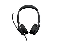 Jabra Evolve2 50 MS Stereo - Hodesett - on-ear - kablet - aktiv støydemping - USB-C, USB-A - Certified for Microsoft Teams 25069-999-899