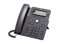 Cisco IP Phone 6851 - VoIP-telefon - SIP, SRTP - 4 linjer - koksgrå CP-6851-3PCC-K9=
