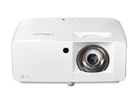 Optoma ZK430ST - DLP-projektor - laser - 3D - 3700 lumen - 3840 x 2160 - 16:9 - 4K - LAN - hvit E9PD7LD11EZ1