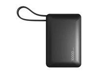 Insmat - Strømbank - 10000 mAh - 30 watt - PD, Fast Charge - 3 utgangskontakter (2 x USB-C, USB) 860-3130