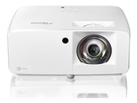 Optoma UHZ35ST - DLP-projektor - laser - portabel - 3D - 3500 lumen - 3840 x 2160 - 16:9 - 4K - hvit E9PD7LD11EZ2