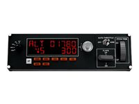 Logitech Multi Panel - Instrumentpanel for flyvningssimulator - kablet - for PC 945-000009