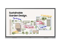 Samsung Interactive Display WE86FX - 86" Diagonalklasse WEFX Series LED-bakgrunnsbelyst LCD-skjerm - utdanning / næringsliv - med innebygd interaktiv tusjtavle, berøringsskjerm (flerberørings) - 4K UHD (2160p) 3840 x 2160 LH86WEFWLGCXEN