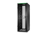 APC NetShelter SX Gen 2 - Rack skap - 2124 H x 750W x 1070D mm, med sider - står på gulv - svart - 42U - 19" - TAA-samsvar - for P/N: SMT1000RM1U, SMT750RM1U, SRTL10KRM4UT, SRTL5KRM2UI-HW, SRTL5KRM2UT-HW, SRTL8KRM4UT AR3155B2