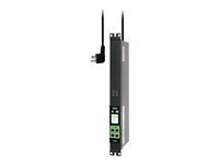 APC EasyPDU EPDU2016S - Strømfordelerenhet (kan monteres i rack) - svitsjet - AC 230 V - 3680 VA - enkeltfase - Ethernet 10/100/1000, serial, USB - utgangskontakter: 8 (power IEC 60320 C13) - 1U - 19" - 2.5 m kabel - svart EPDU2016S