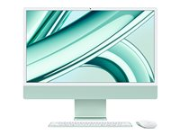 Apple iMac with 4.5K Retina display - alt-i-ett - M3 - 8 GB - SSD 512 GB - LED 24" - Norsk MQRP3H/A