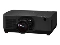 NEC PA1505UL - 3 LCD-projektor - 3D - 14000 ANSI-lumen - WUXGA (1920 x 1200) - 16:10 - 1080p - zoomlinse - LAN - svart - med NP54ZL-linse 60005928