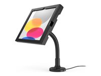 Compulocks iPad 10.9" 10th Gen Swell Enclosure Flex Arm Mount - Stativ - for nettbrett - svellinginnhegning - svart - skjermstørrelse: 10.9" - overflatemonterbar - for Apple 10.9-inch iPad Air Wi-Fi, Wi-Fi + Cellular 159B209SWLB