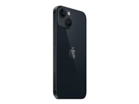 Apple iPhone 14 - 5G smartphone - dobbelt-SIM / Internminne 128 GB - OLED-display - 6.1" - 2532 x 1170 piksler - 2x bakkameraer 12 MP, 12 MP - front camera 12 MP - midnatt MPUF3QN/A