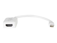 C2G 20cm Mini DisplayPort to HDMI Adapter - Thunderbolt to HDMI Converter M/F - White - DisplayPort-kabel - Mini DisplayPort (hann) til HDMI (hunn) - 15 cm - hvit 84314