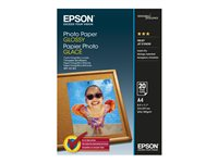 Epson - Blank - A4 (210 x 297 mm) - 200 g/m² - 20 ark fotopapir - for EcoTank ET-2850, 2851, 2856, 4850; EcoTank Photo ET-8500; WorkForce Pro WF-C5790 C13S042538