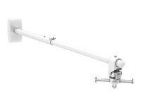 Vision Techmount TM-ST2 - Monteringssett (veggbrakett, stang) - teleskopisk - for projektor - satenghvit TM-ST2