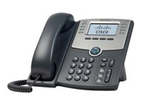 Cisco Small Business SPA 508G - VoIP-telefon - treveis anropskapasitet - SIP, SIP v2, SPCP - 8 linjer - sølv, mørk grå - oppusset SPA508G-RF