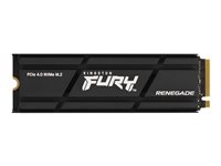 Kingston FURY Renegade - SSD - 2 TB - intern - M.2 2280 - PCIe 4.0 x4 (NVMe) - integrert kjøle SFYRDK/2000G